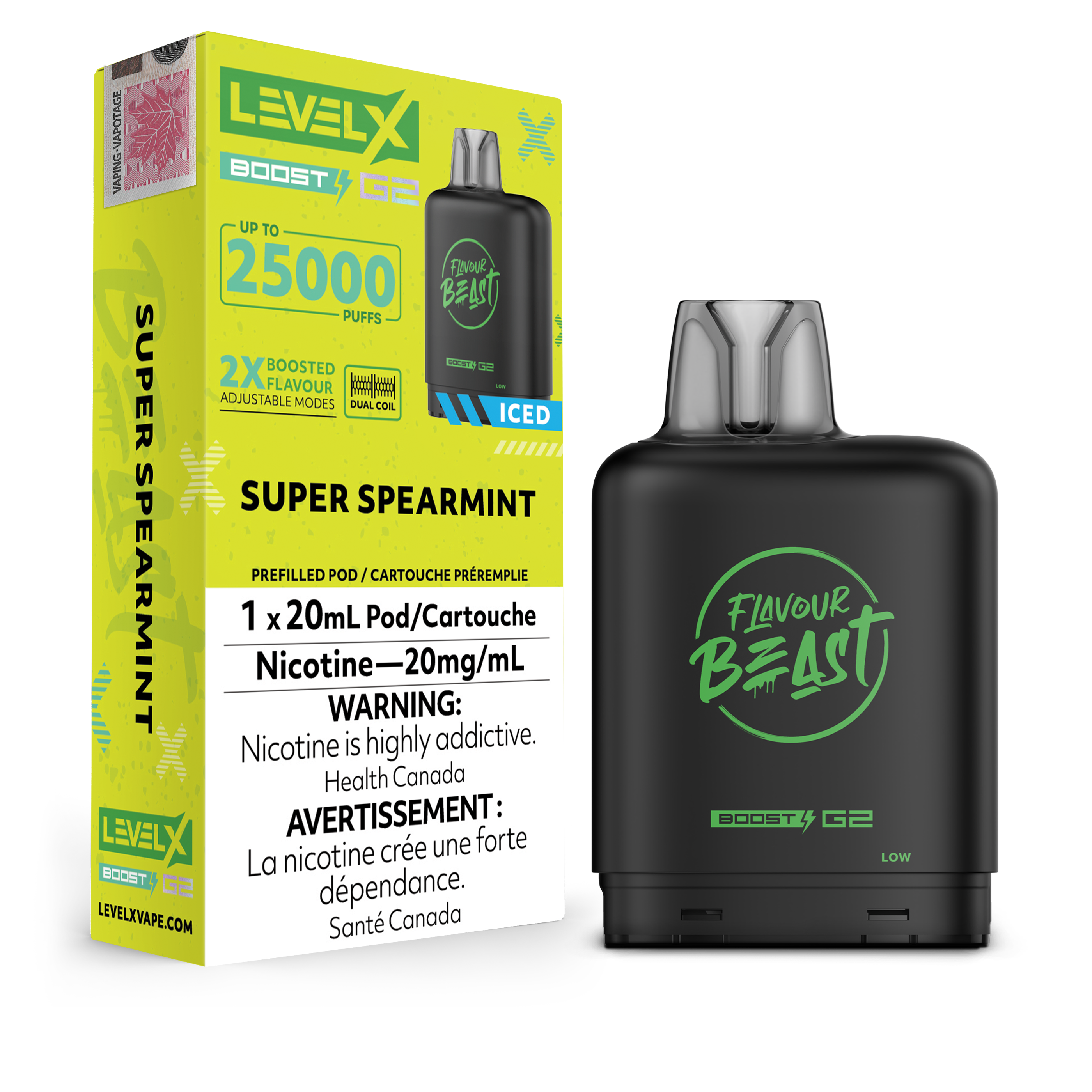 Flavour Beast Level X 25K G2 Pods
