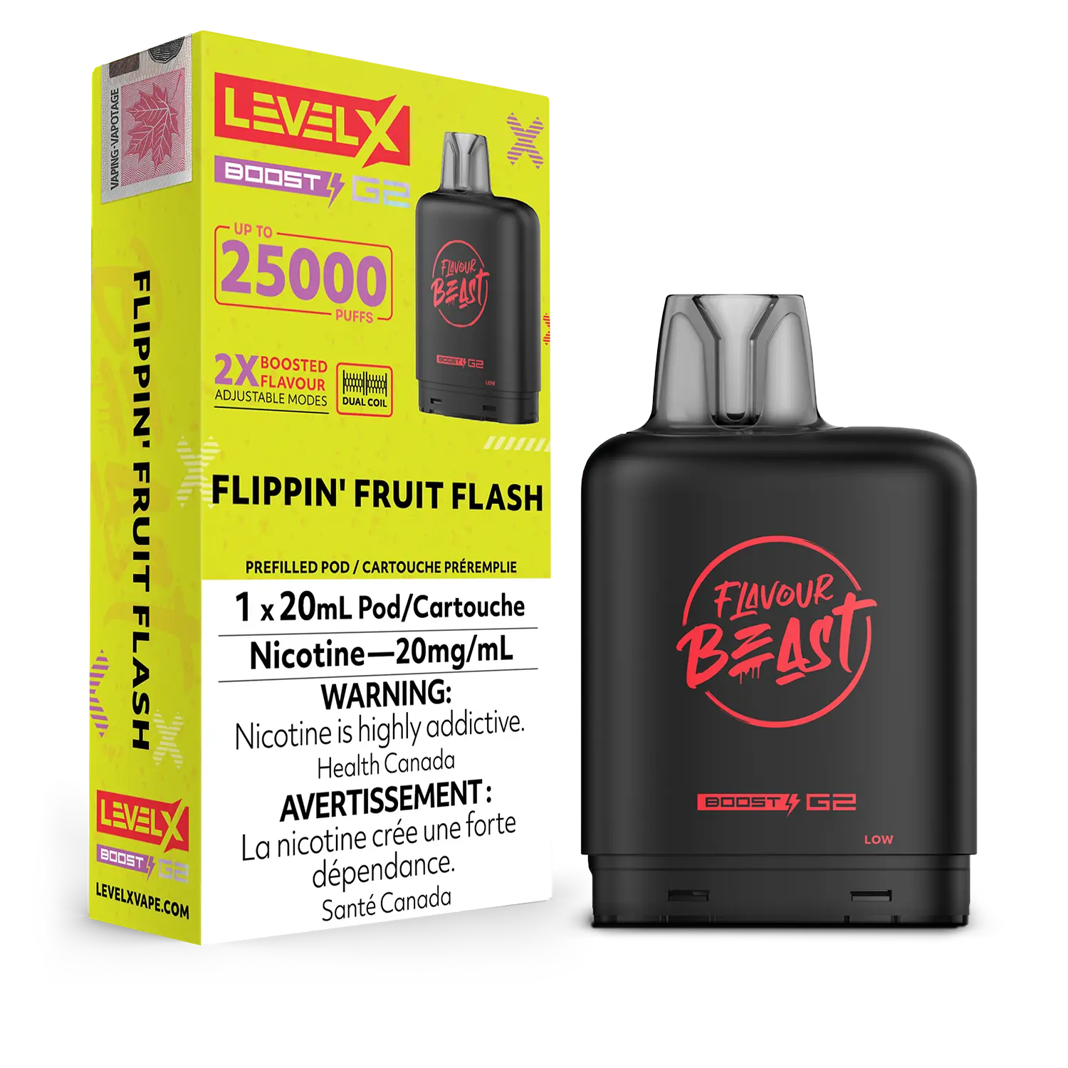 Flavour Beast Level X 25K G2 Pods