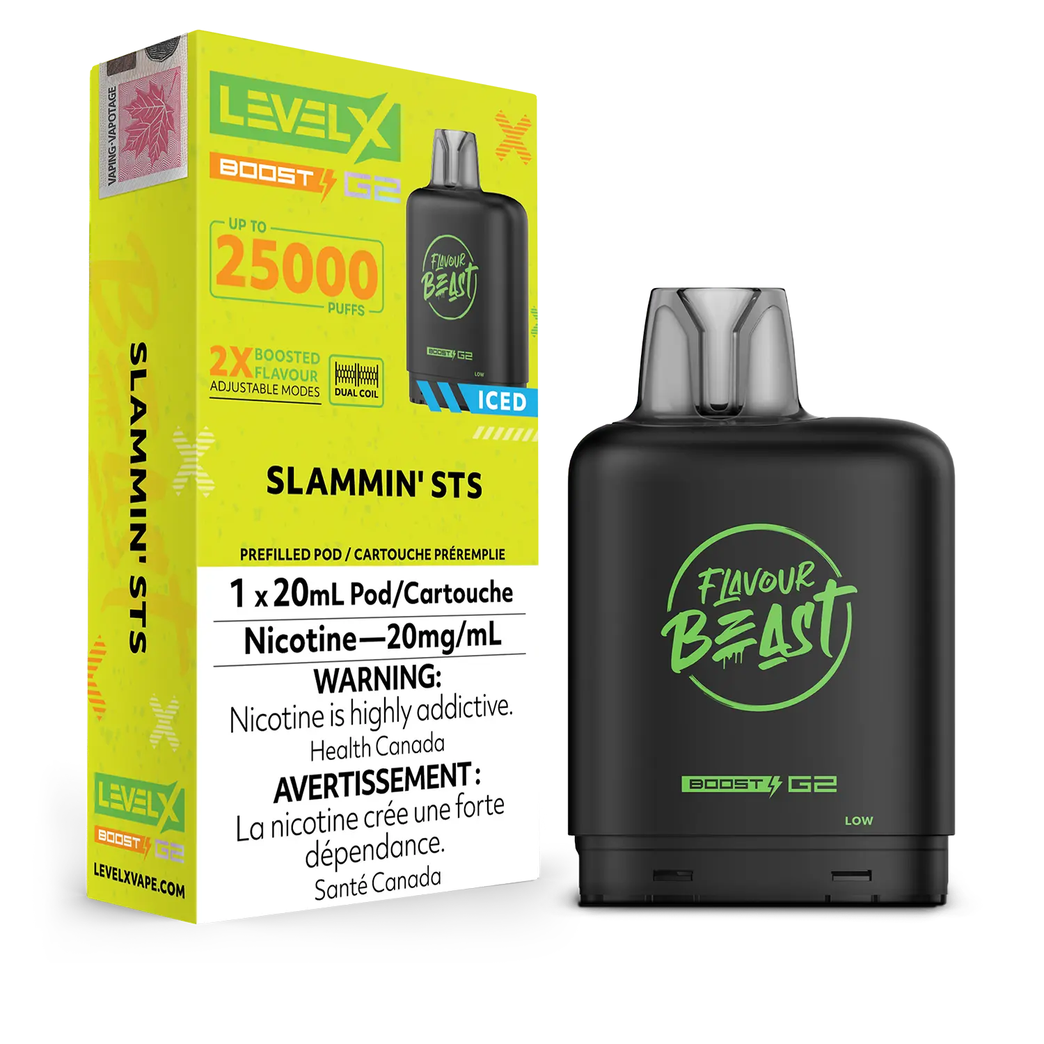 Flavour Beast Level X 25K G2 Pods