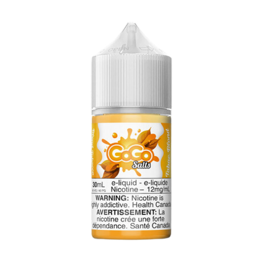 Gogo Juice Tobacco Nic Salt E-Liquid - 0mg - 30ml